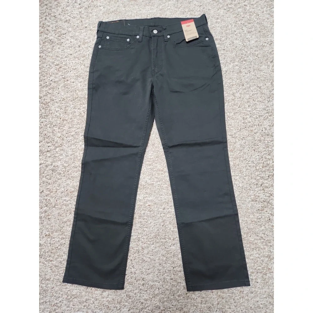 Levi's 514 Men's Straight Fit Jeans NEW 40x32 Charcoal Stretch NWT